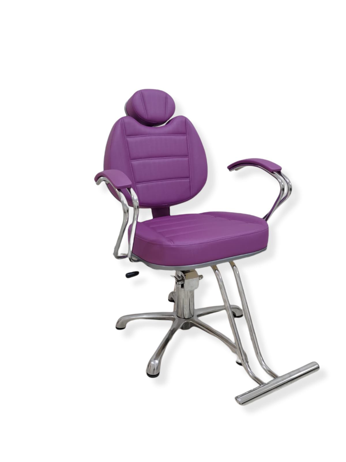 Cadeira Reclinável Poltrona Barbeiro Salão Beleza + Lombar