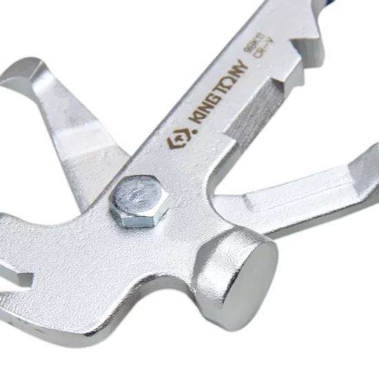 King T. Pinza Per Equilibratura Ruote 9BK11 – Set Da 10 Pezzi, Facile Da Usare, Finitura Cromata