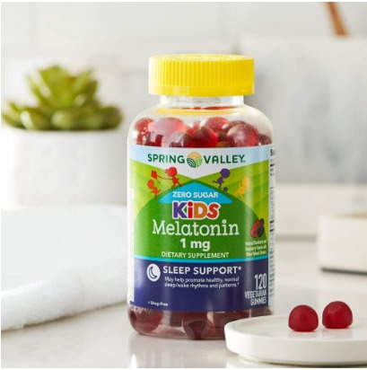 Melatonina Kids 1mg 120 Gomas - Spring Valley, Melatonin Infantil 1mg ...