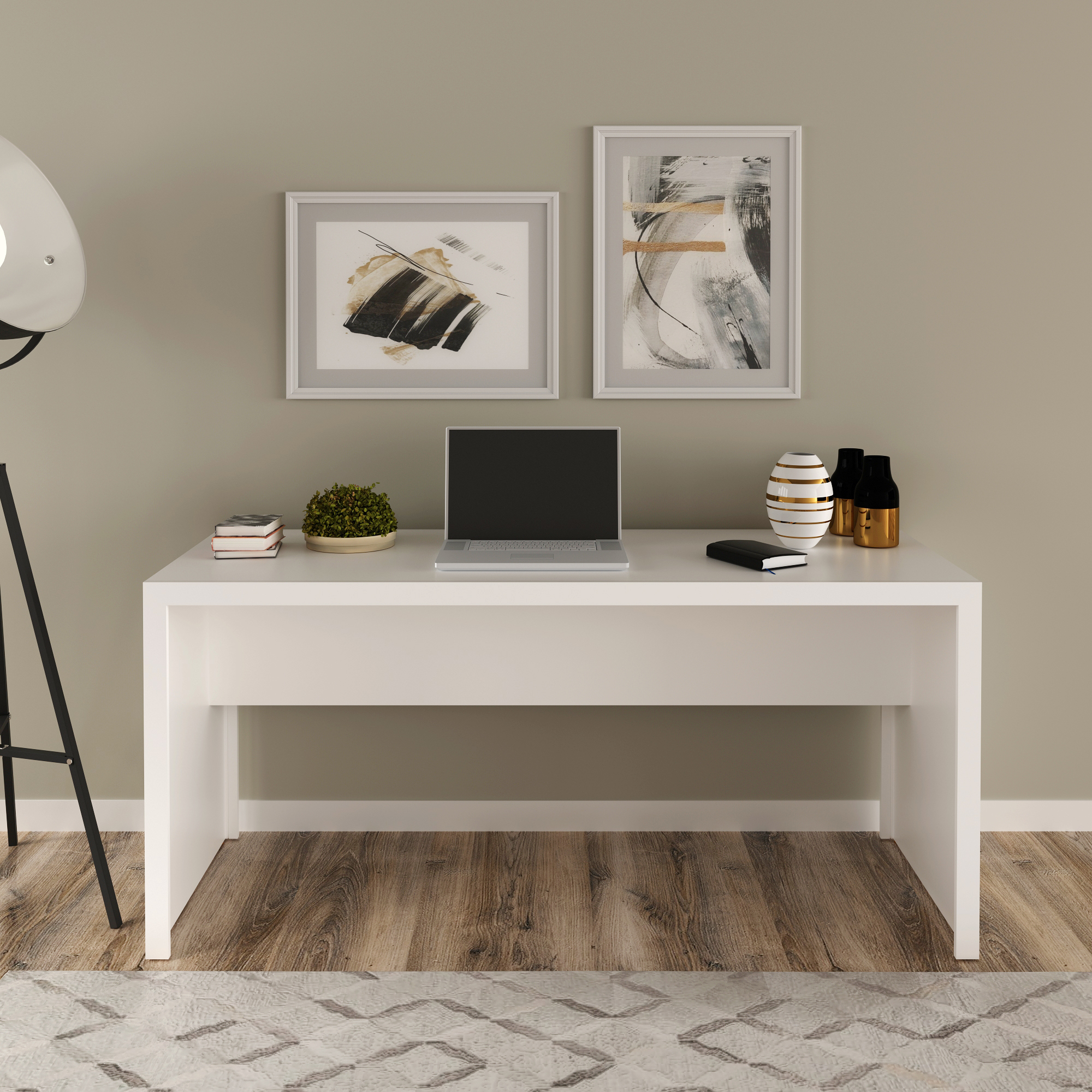 Mesa Escrivaninha para Escritório Home Office 163cm - ClickCasa | Loja ...