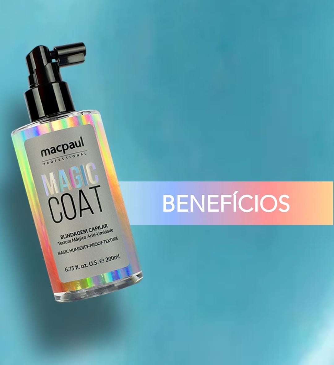 macpaul Magic Coat Blindagem Capilar AntiUmidade 200ml Biduca Cosméticos