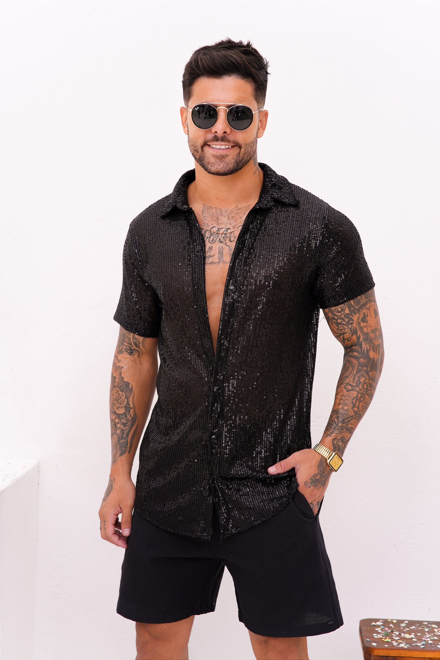 PAMEO POSE Glitter T-Shirts ブラック PAMEO POSE Glitter T-Shirts ブラック PAMEO POSE（パメオポーズ）の