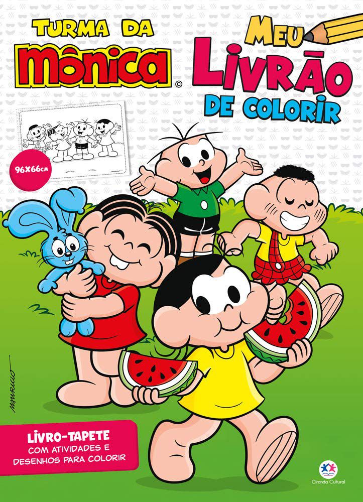 Revista de Colorir Turma da Monica