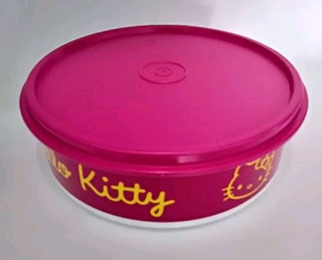 Yellow, Pink Tupperware Hello Kitty Bowl, Size: 700 Ml