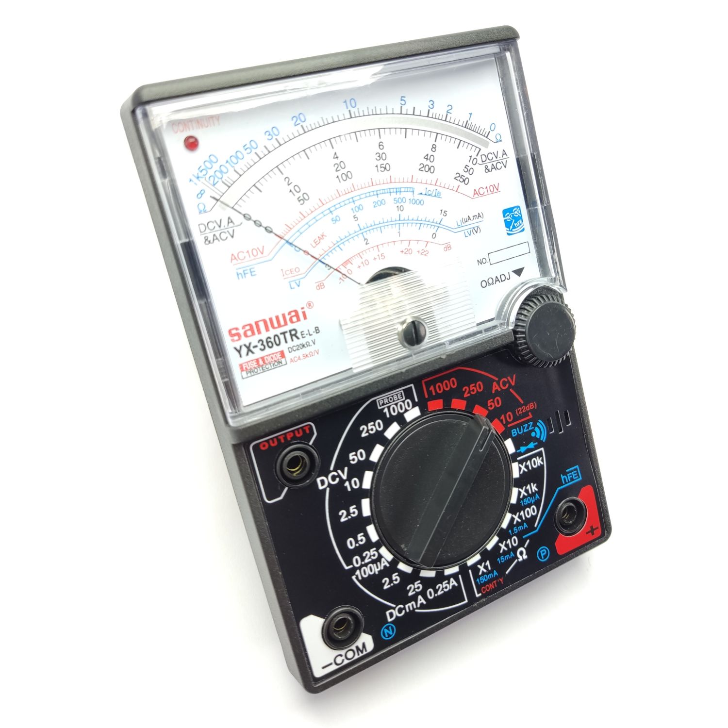 Vintage Triplett Modelo 310 Tipo 5-Multímetro Analógico Portátil