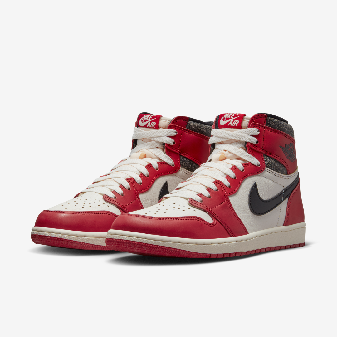 Nike Air Jordan 1 High OG Chicago 22.5㎝ Tênis Air Jordan 1 High OG Chicago Lost and Found | BlackApparel