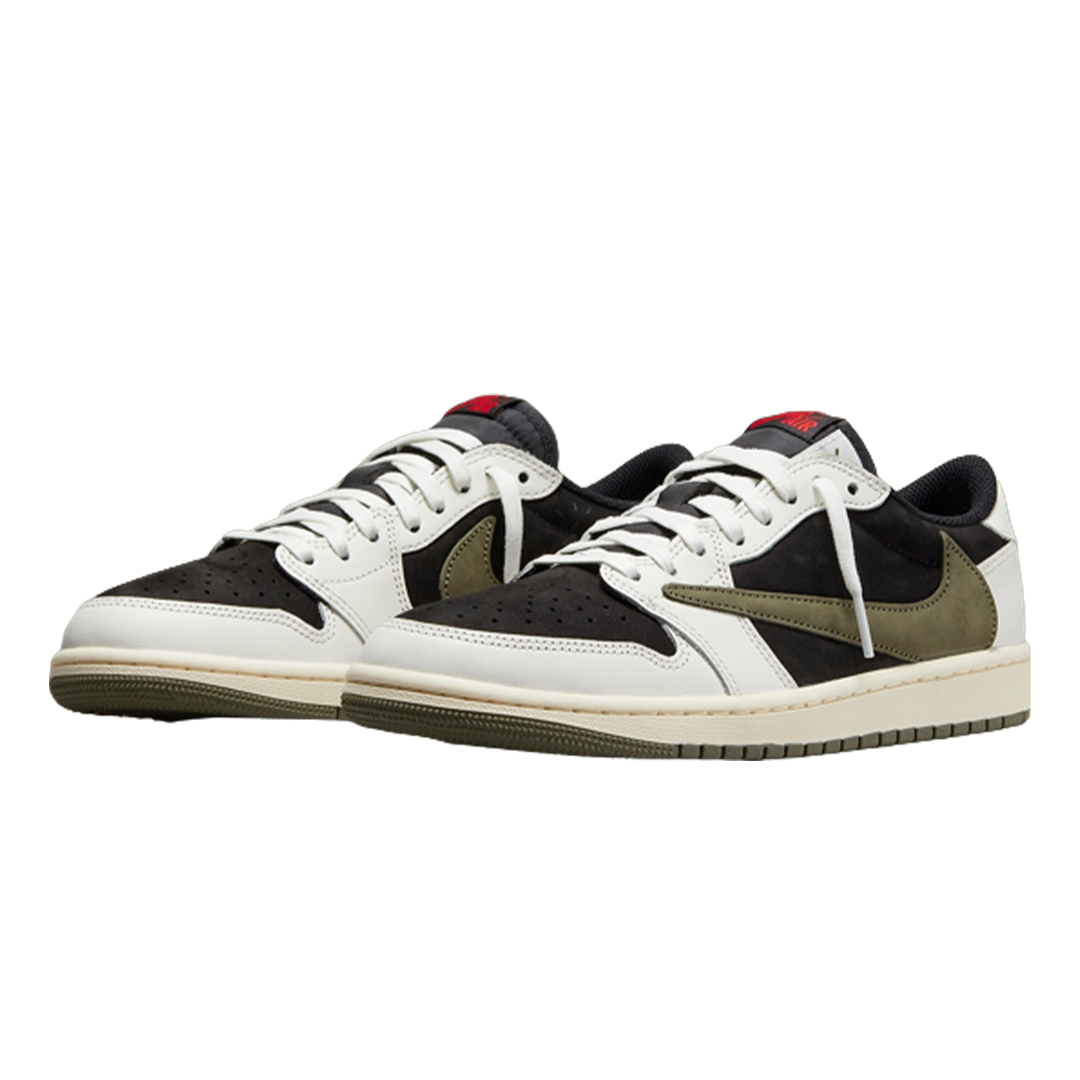 Tênis Travis Scott x Air Jordan 1 Low Og Canary Amarelo - LK