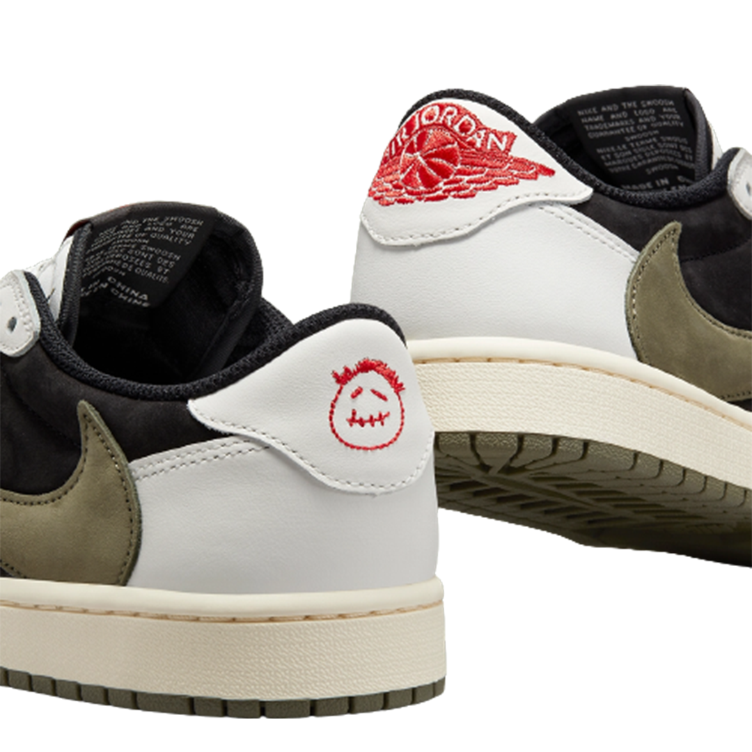 Air Jordan 1 Retro Low OG SP Travis Scott Olive - Blackapparel
