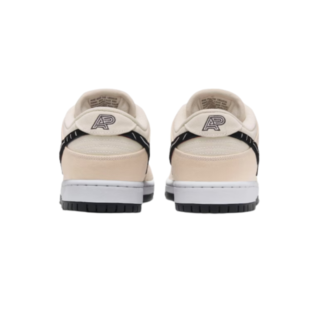 Nike SB Dunk Low x Albino & Preto Pearl White - Blackapparel