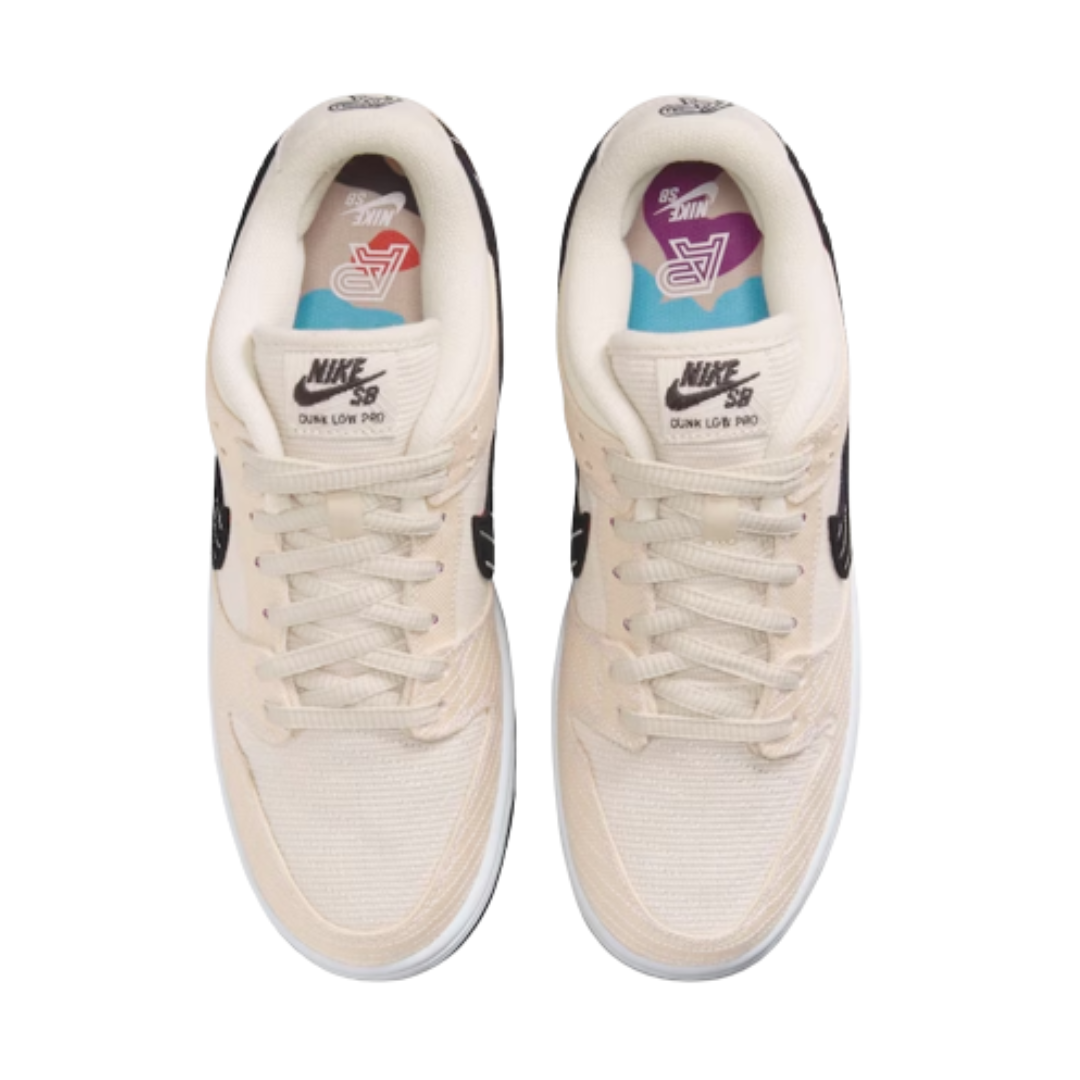 Albino&Preto×Nike SB Dunk Low Pro 24.5 Nike SB Dunk Low x Albino & Preto Pearl White - Blackapparel
