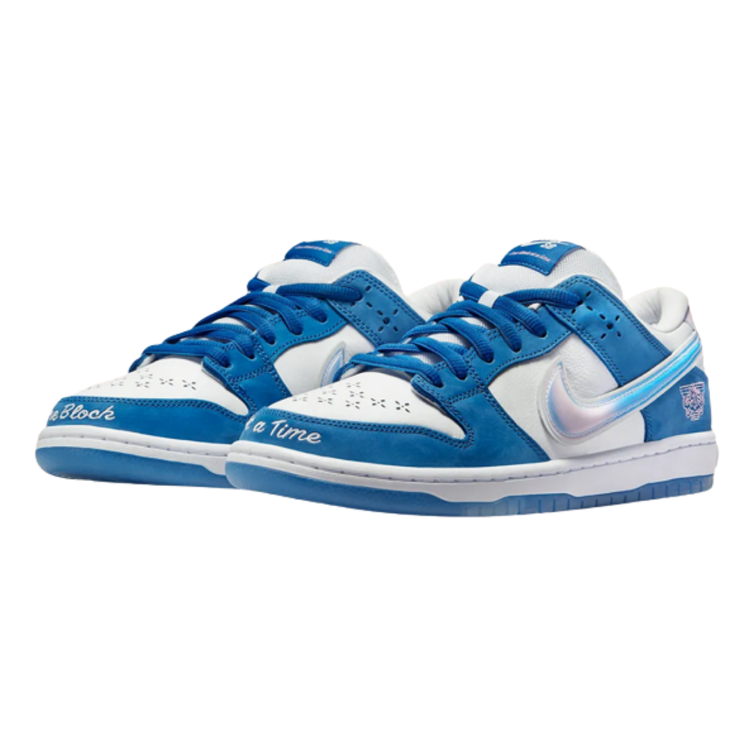 Born x Raised x Nike SB Dunk Low One Block At A Time - Blackapparel