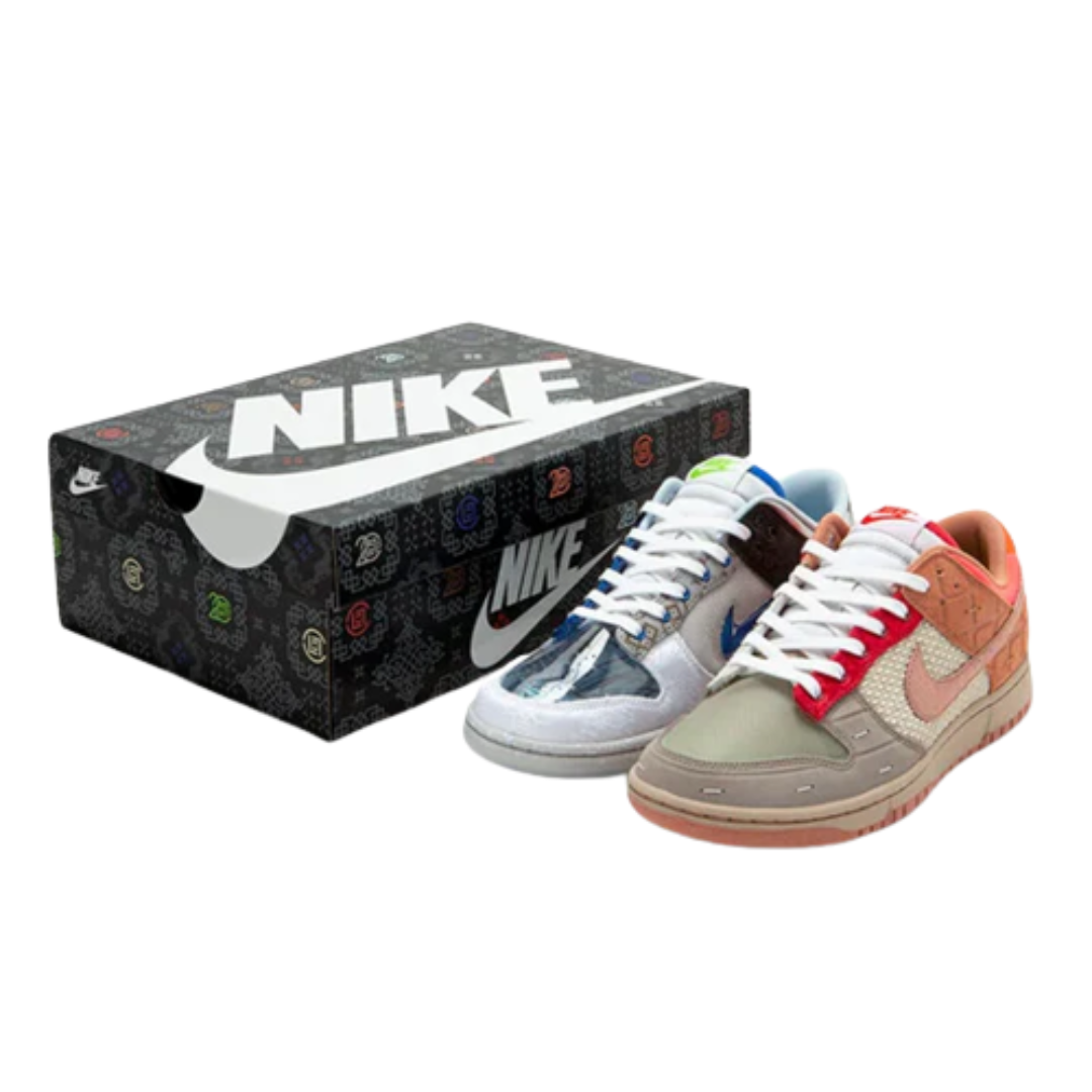 CLOT x Nike Dunk Low SP What The - Blackapparel.snkrs