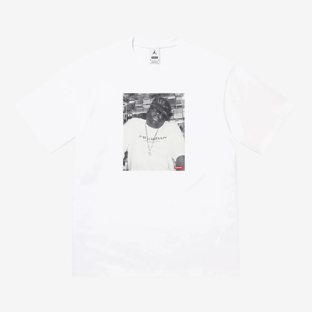 Supreme x Jordan Camiseta Biggie S/S - Blackapparel