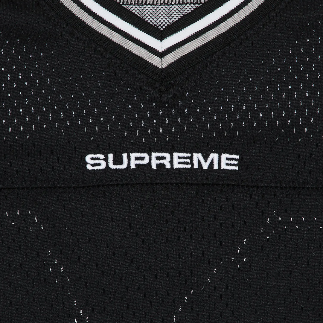 Supreme Football Jersey Black Lサイズ Camiseta Supreme Star Football Jersey Black - Droper