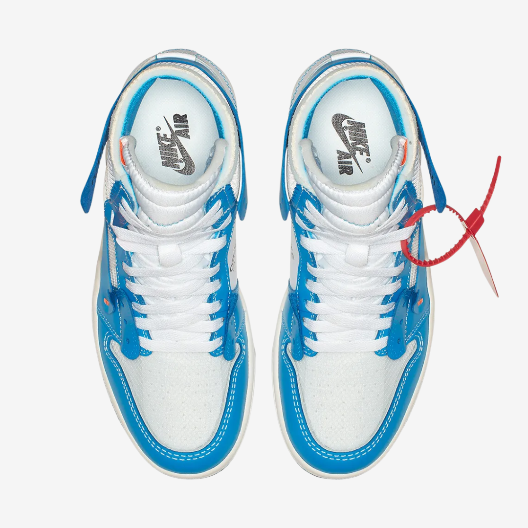 Off-White x Jordan 1 Retro High OG 'UNC' - Blackapparel