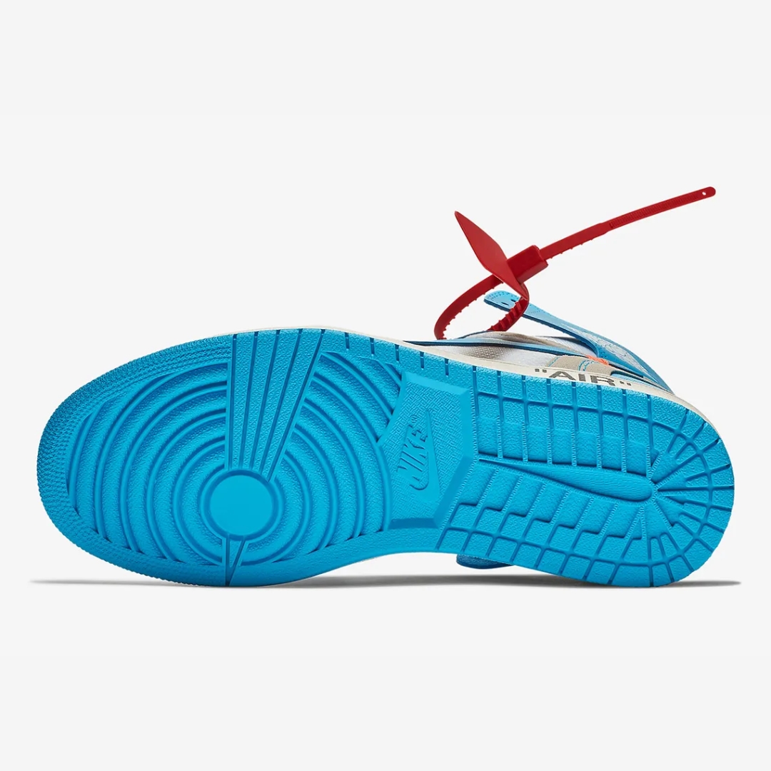 Off-White x Jordan 1 Retro High OG 'UNC' - Blackapparel