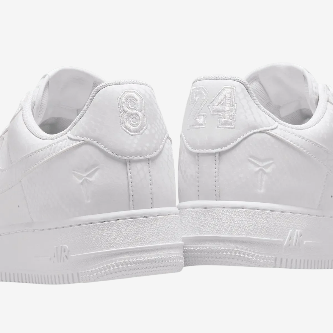 Tênis Kobe x Nike Air Force 1 Low Branco Edição Especial