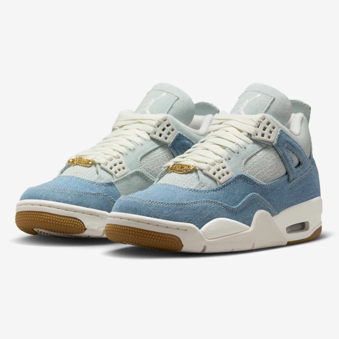 Tênis Air Jordan 4 Denim Worn Blue Jeans Azul | BlackApparel