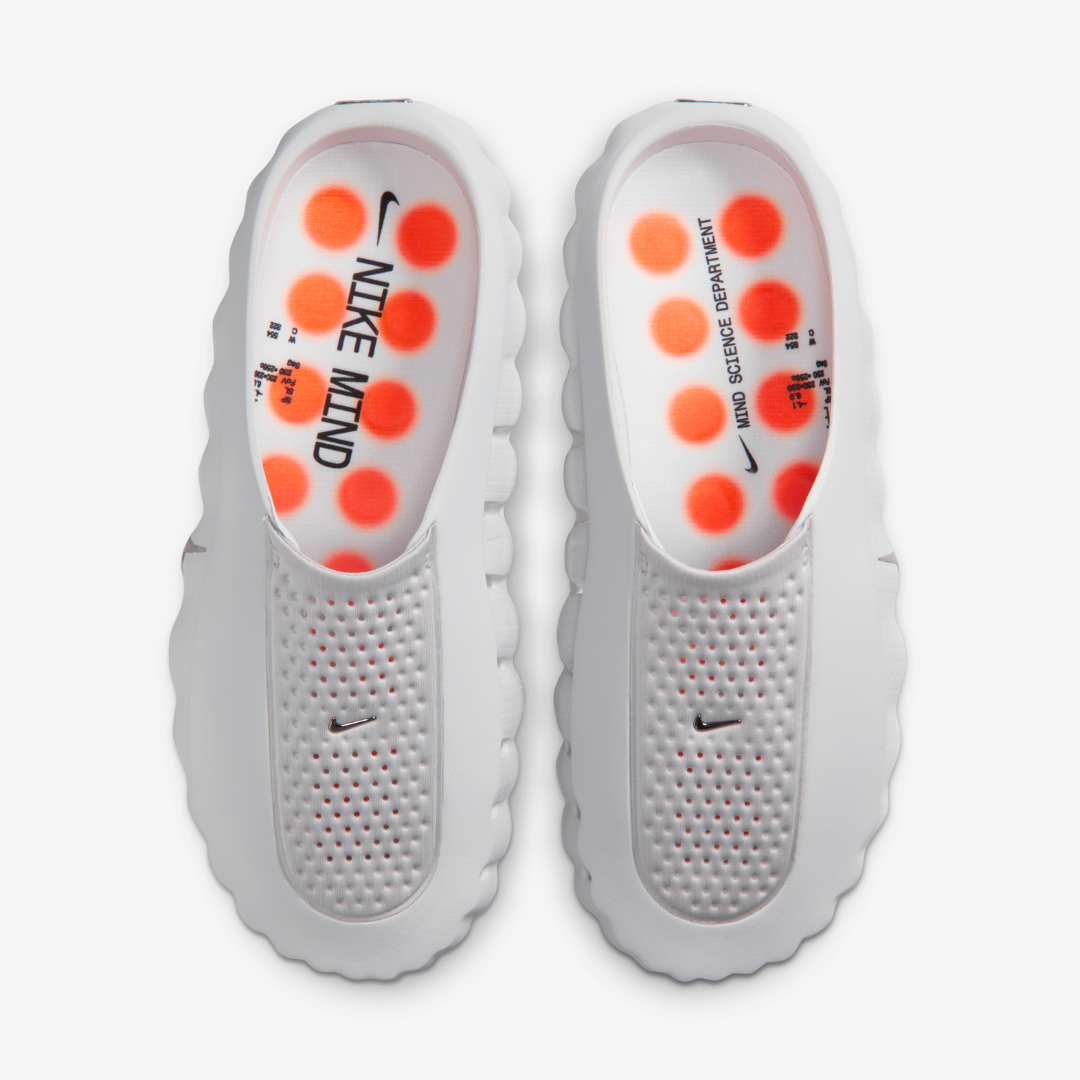 NIKE MIND 001 白赤サンダル US12 30cm Sandália Nike Mind 001 Mule Light Smoke Grey | BlackApparel