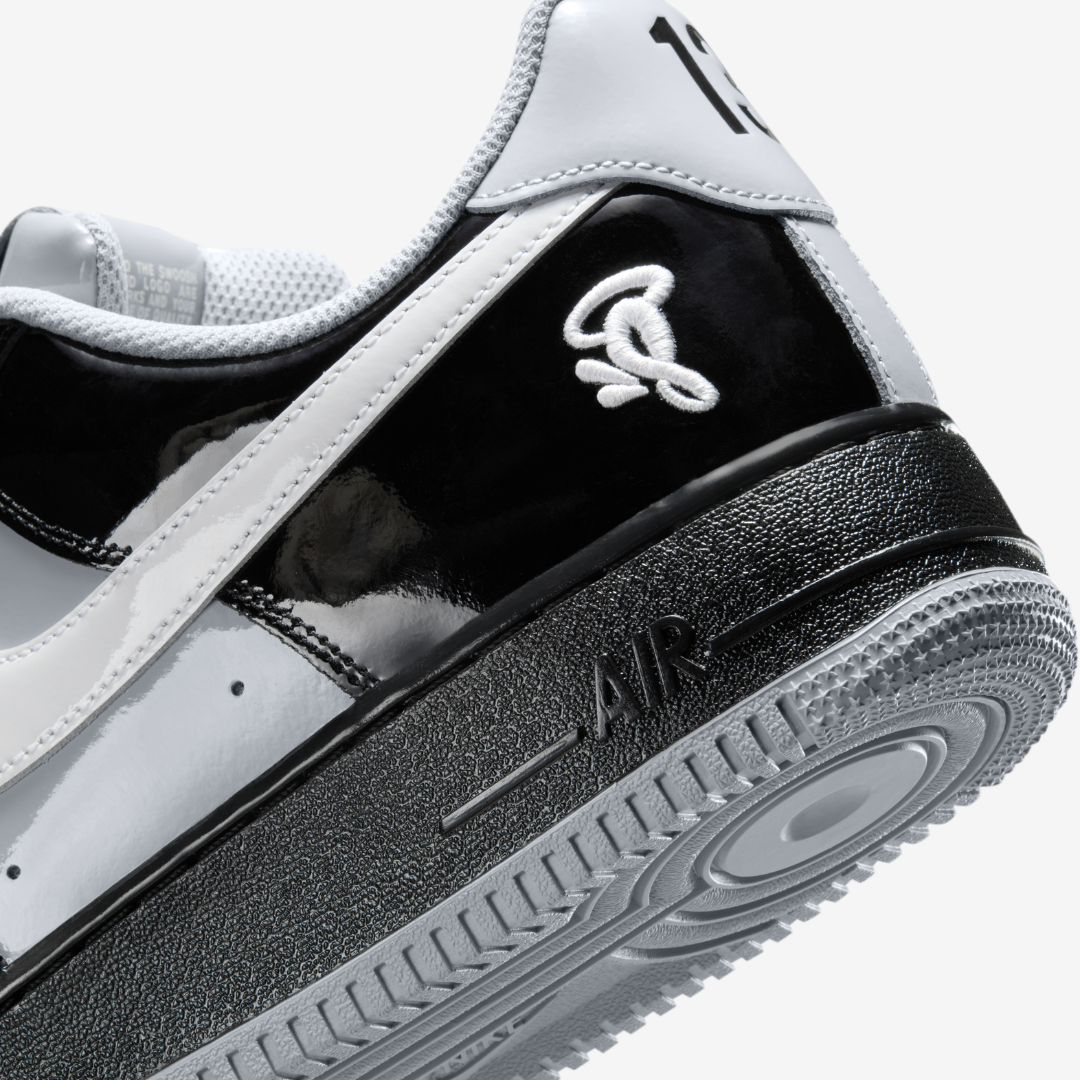 Tênis Central Cee x Syna x Air Force 1 Low Black Grey Tênis Central Cee x Syna x Air Force 1 Low Black Grey