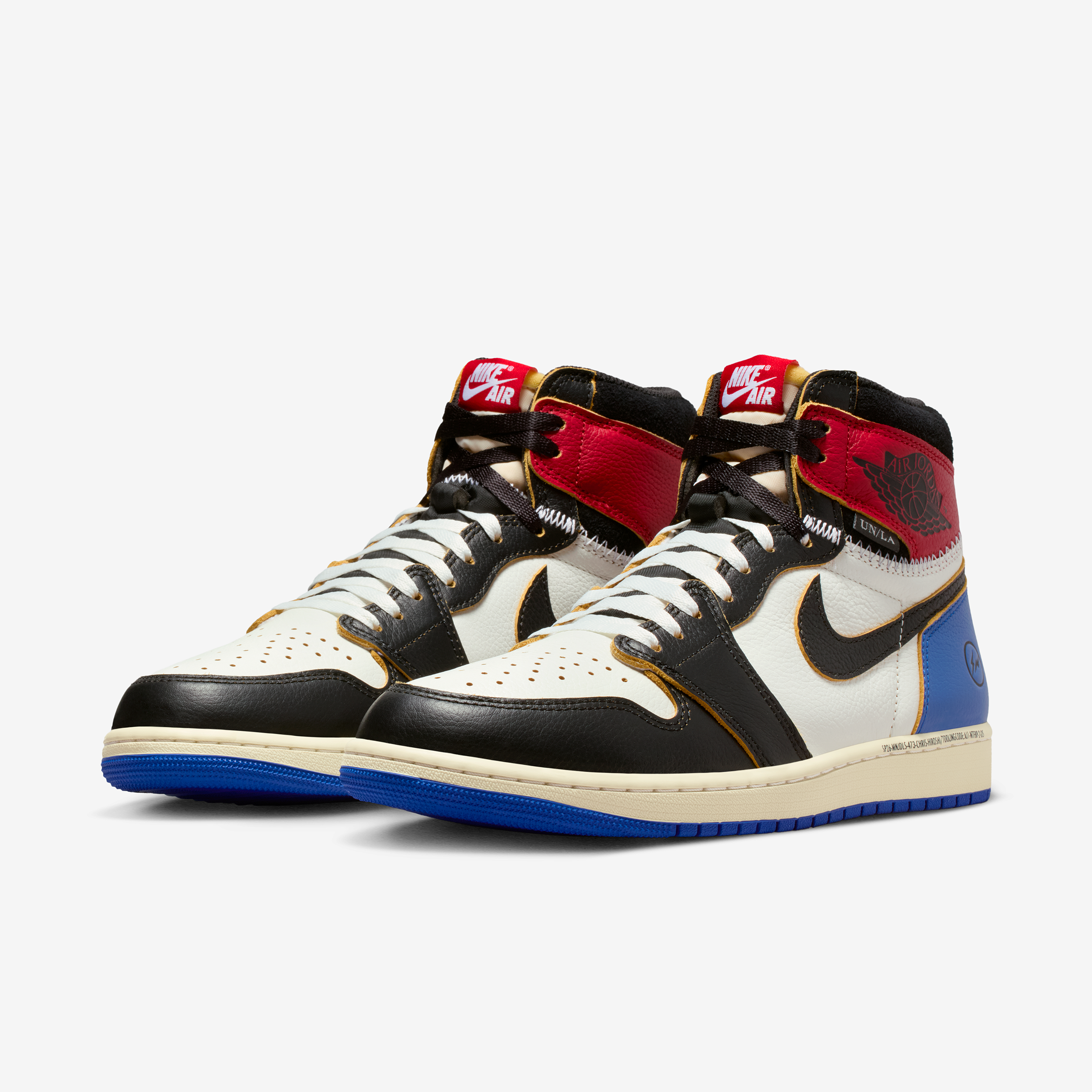 ジ*イ様 Nike Jordan x FRAGMENT x UNION LS J Tênis Fragment x Union x Air Jordan 1 Varsity Red | BlackApparel