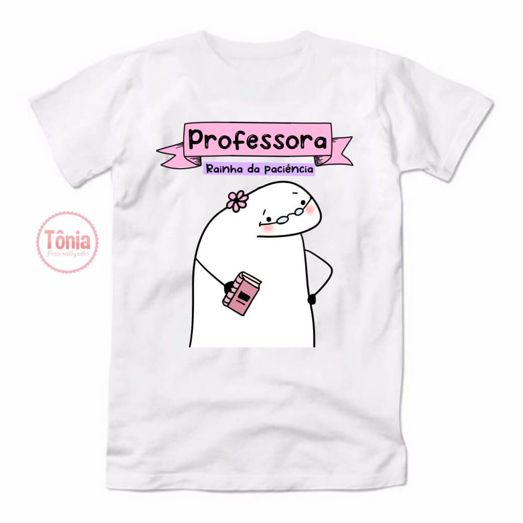 Camiseta A Prova Tá Fácil Pra Quem Estudou Professora Flork Meme;Gênero:Unissex