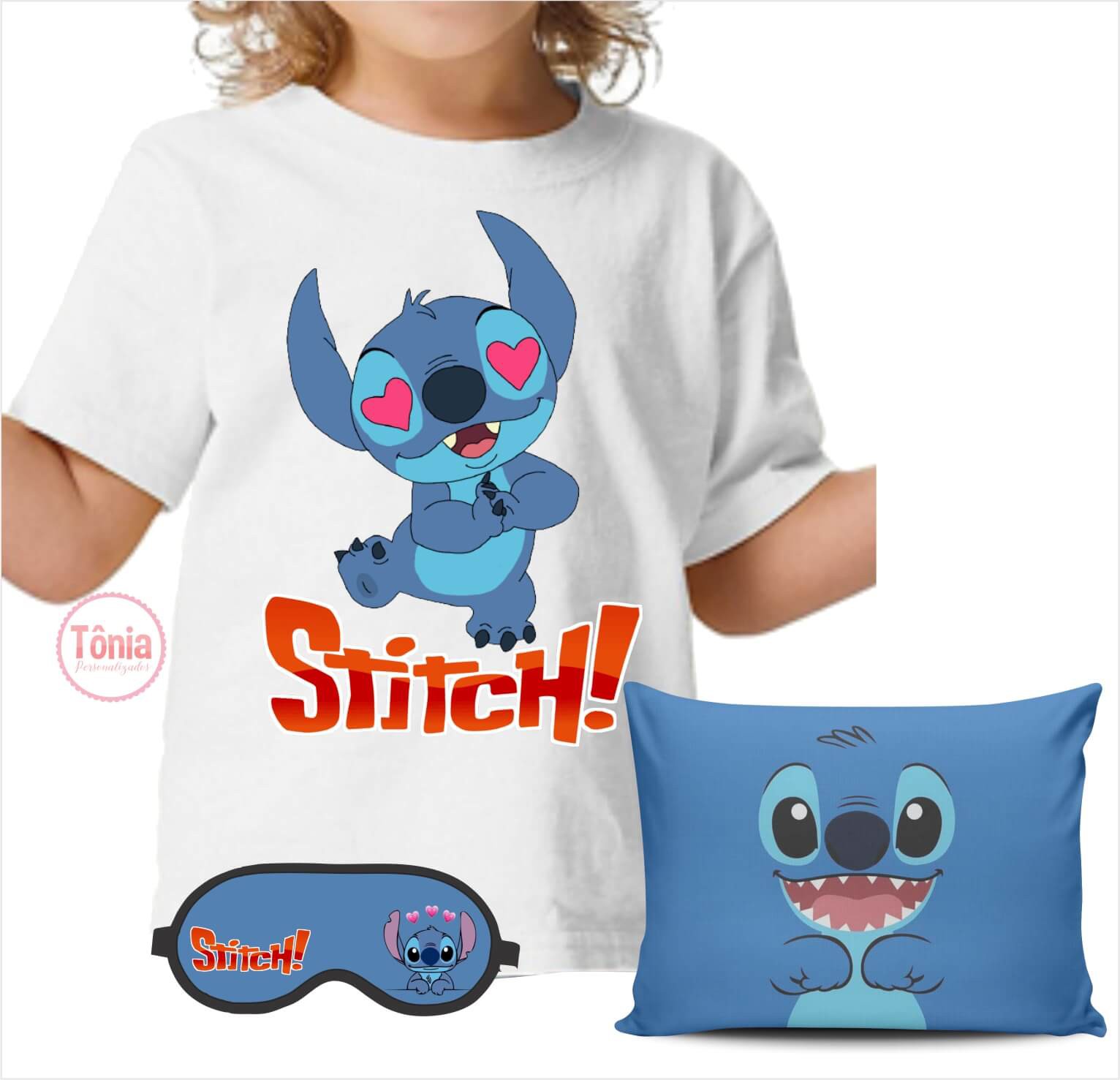 Almofada stitch desenho fofo