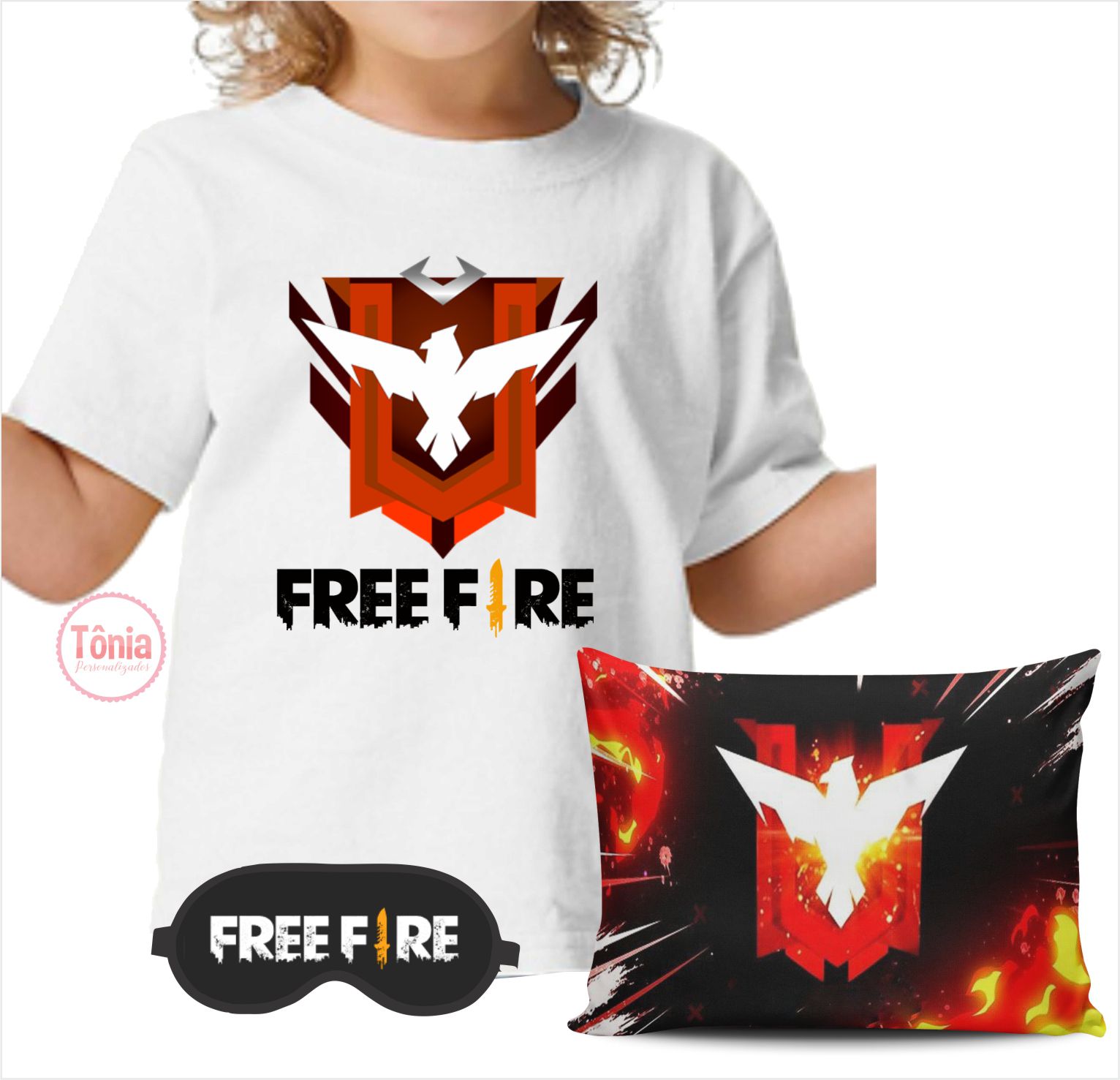 FREE FIRE - CAMISAS E ACESSÓRIOS