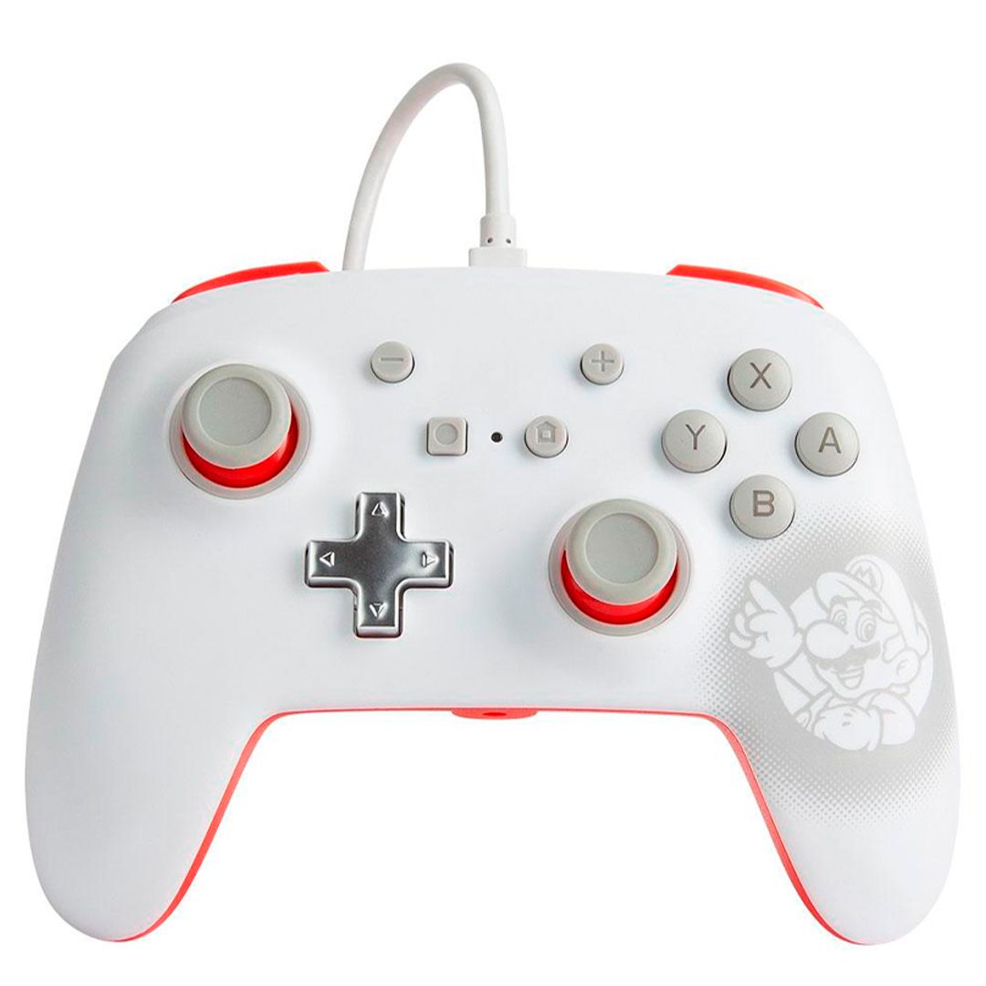 Controle Com Fio Nintendo Switch Super Mario Branco - PowerA - XonGeek -  XonGeek - O Melhor em Games e Tecnologia você encontra aqui!