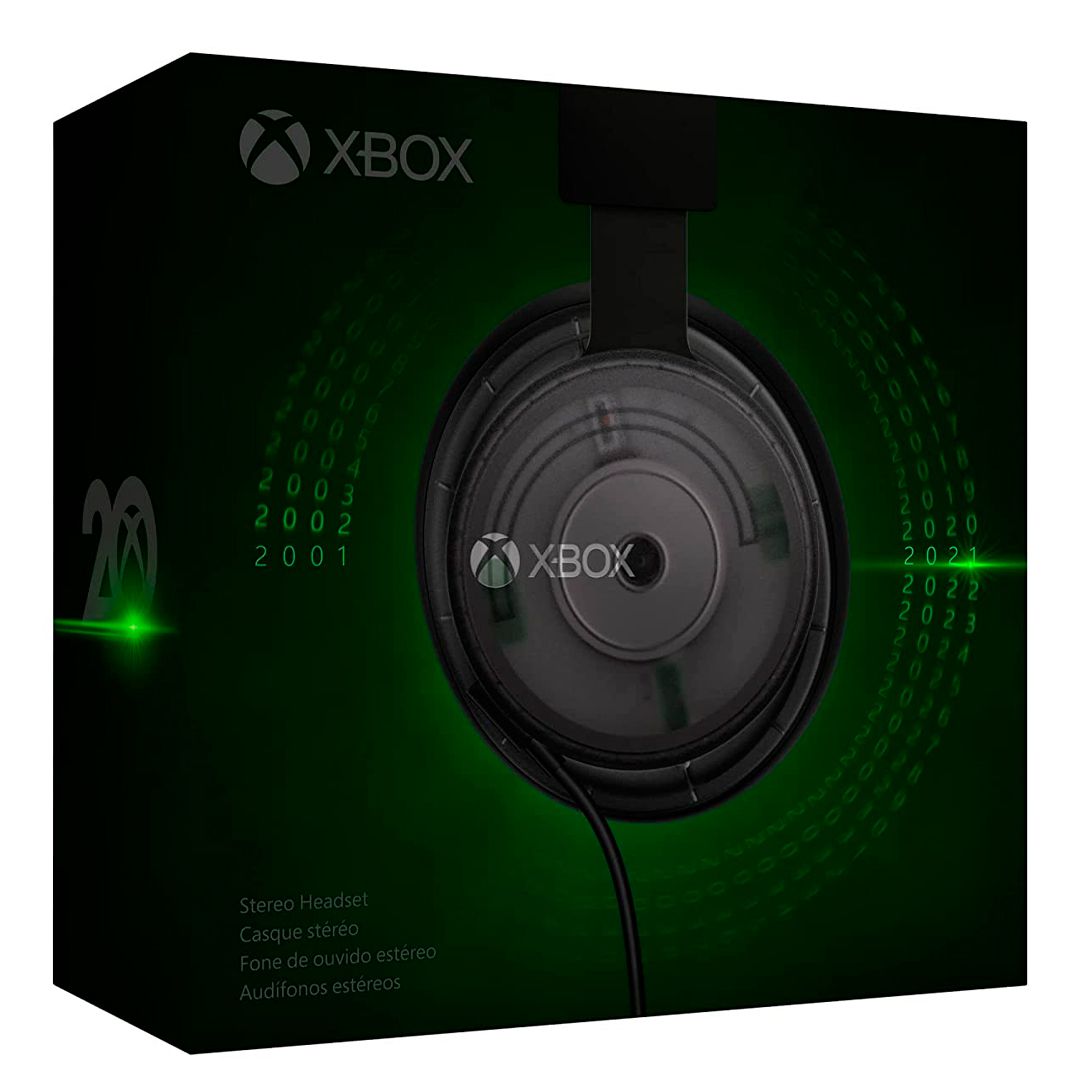 Headset Gamer Xbox Series Edição Especial de 20 anos Xbox XonGeek O