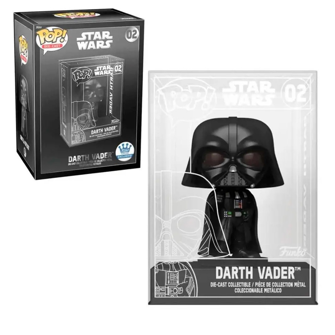 Funko POP Star Wars Die Cast Darth Vader 02 Exclusivo Original