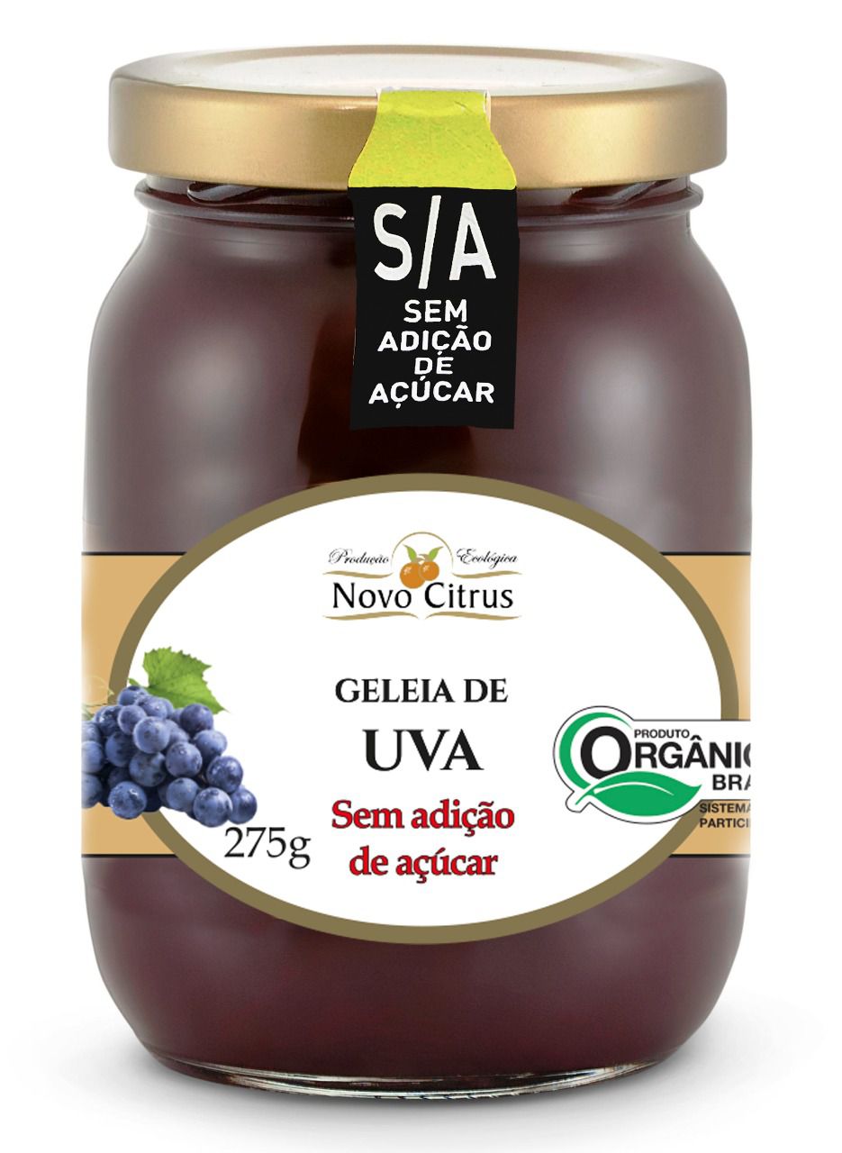 Geleia de Uva Orgânica Agreco 240g - Me Gusta Veg - Sua loja Saudável na  Internet