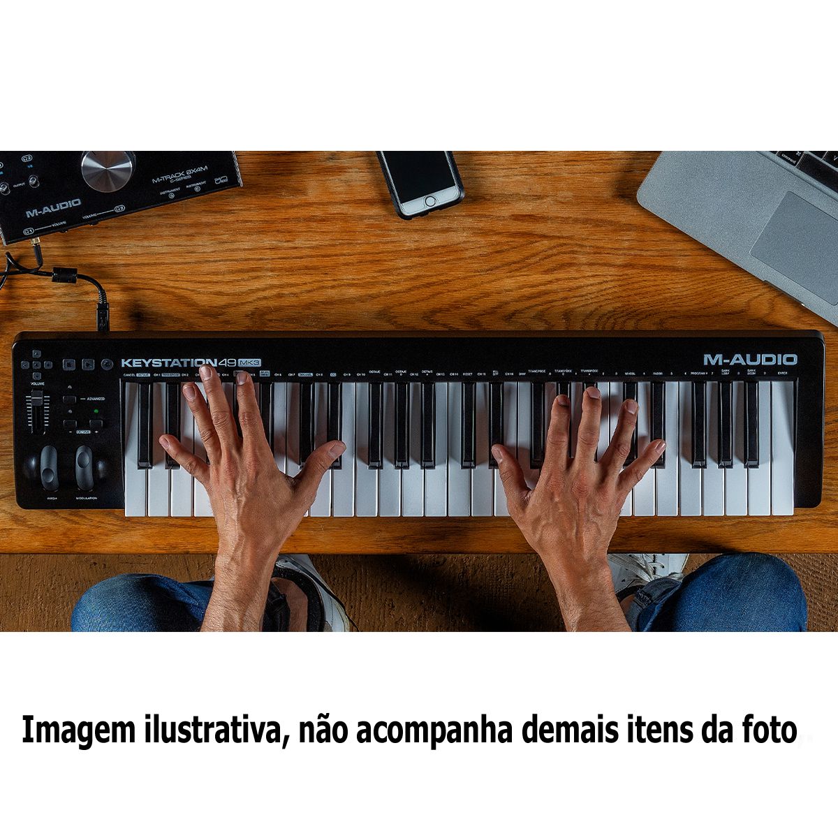 Teclado Controlador 49 Teclas Keystation 49 III MK3 - M-Audio