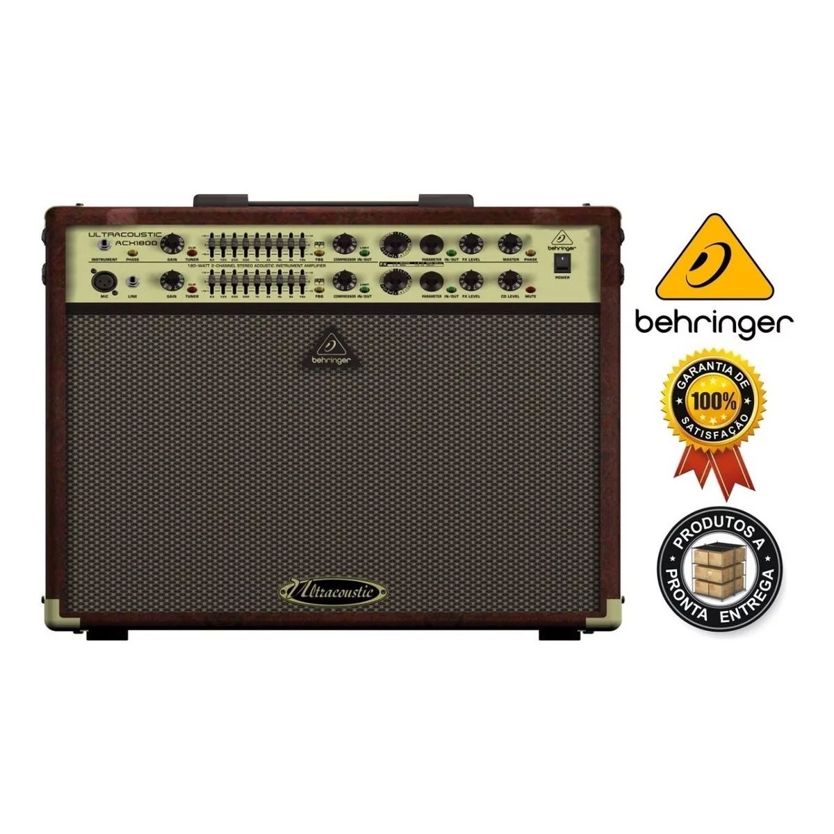 Amplificador Para Violão - ACX1800 127v - Behringer - AudioDriver