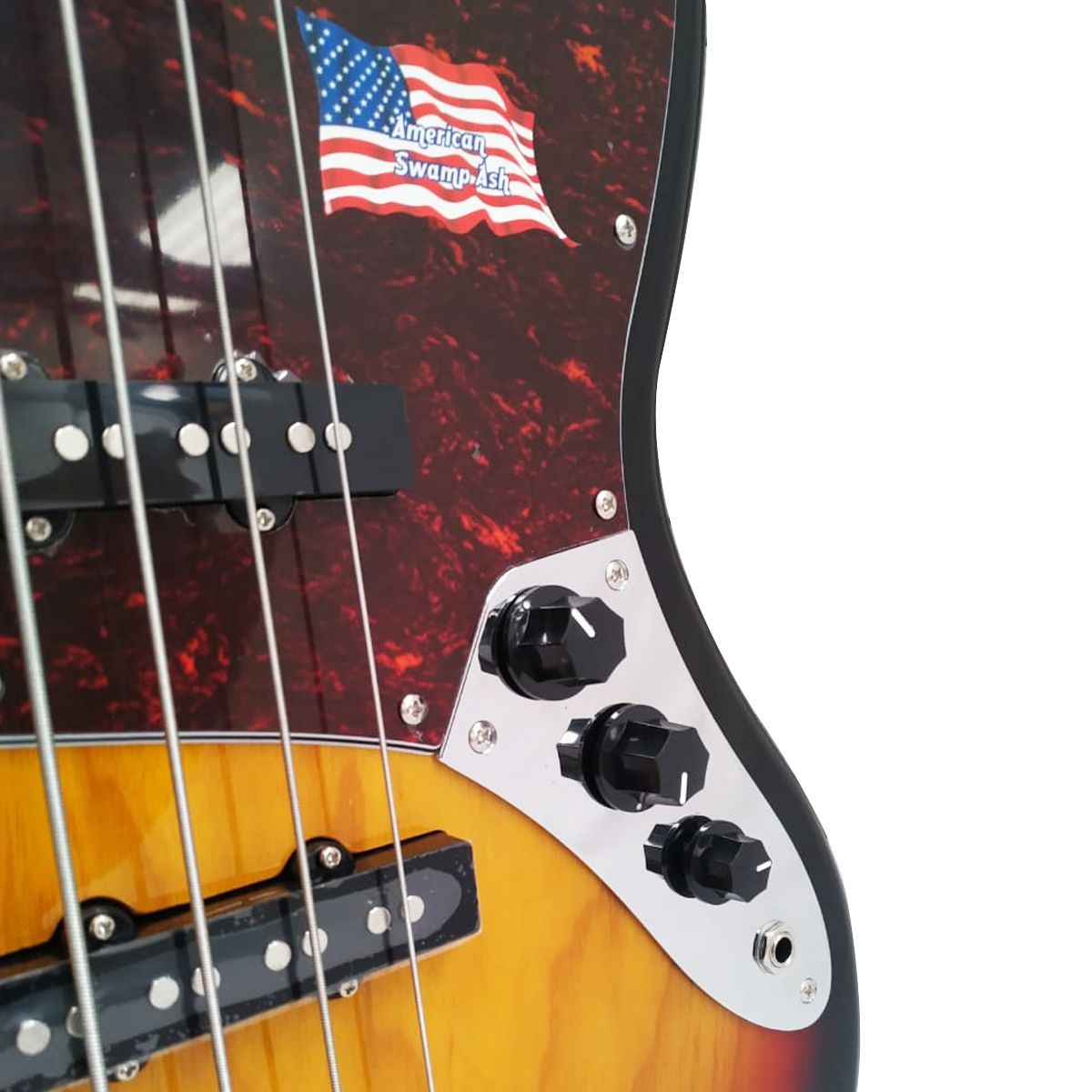 Baixo 4 Cordas Jazz Bass Tortoise SX SJB75+ TOR 3TS Sunburst com