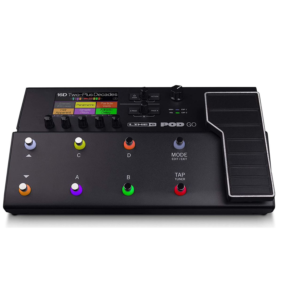 ギター Line6 POD Go Line 6 Pedal multiefeitos para guitarra POD Go, preto | Amazon.com.br