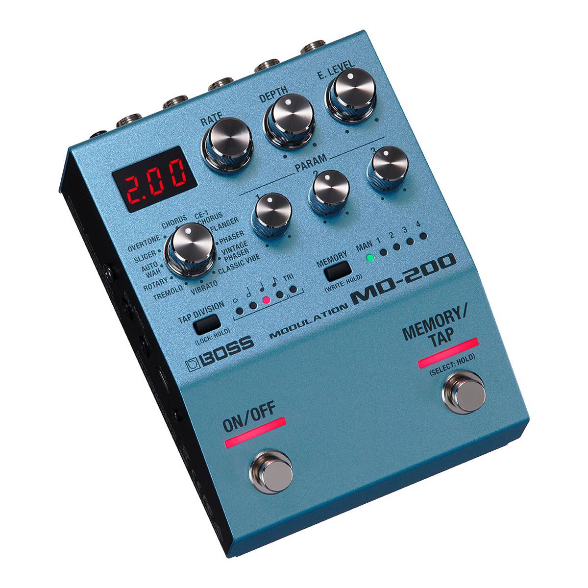 Pedal Efeito 12 Modulações (Chorus, phaser, flanger, rotary, etc