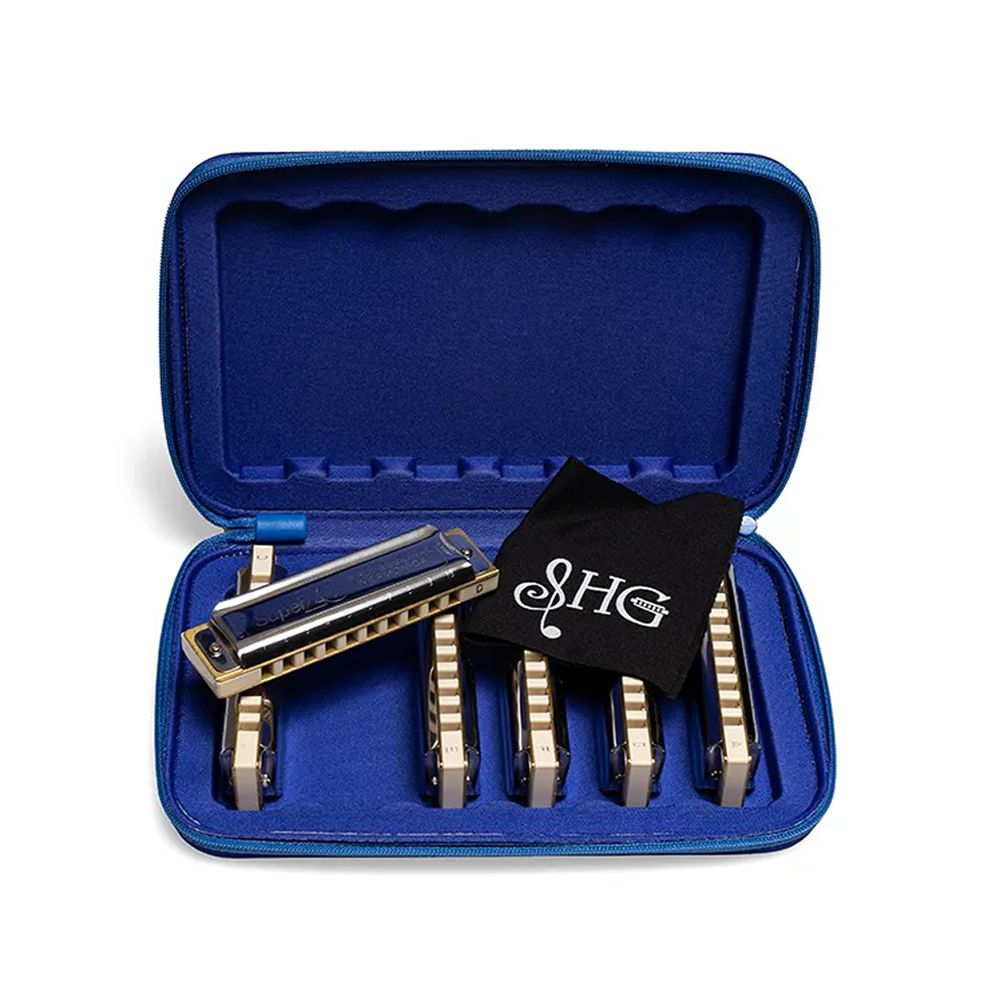 Kit de Harmonicas Super 20 Hering 80220 ABBBBDBEBF AudioDriver