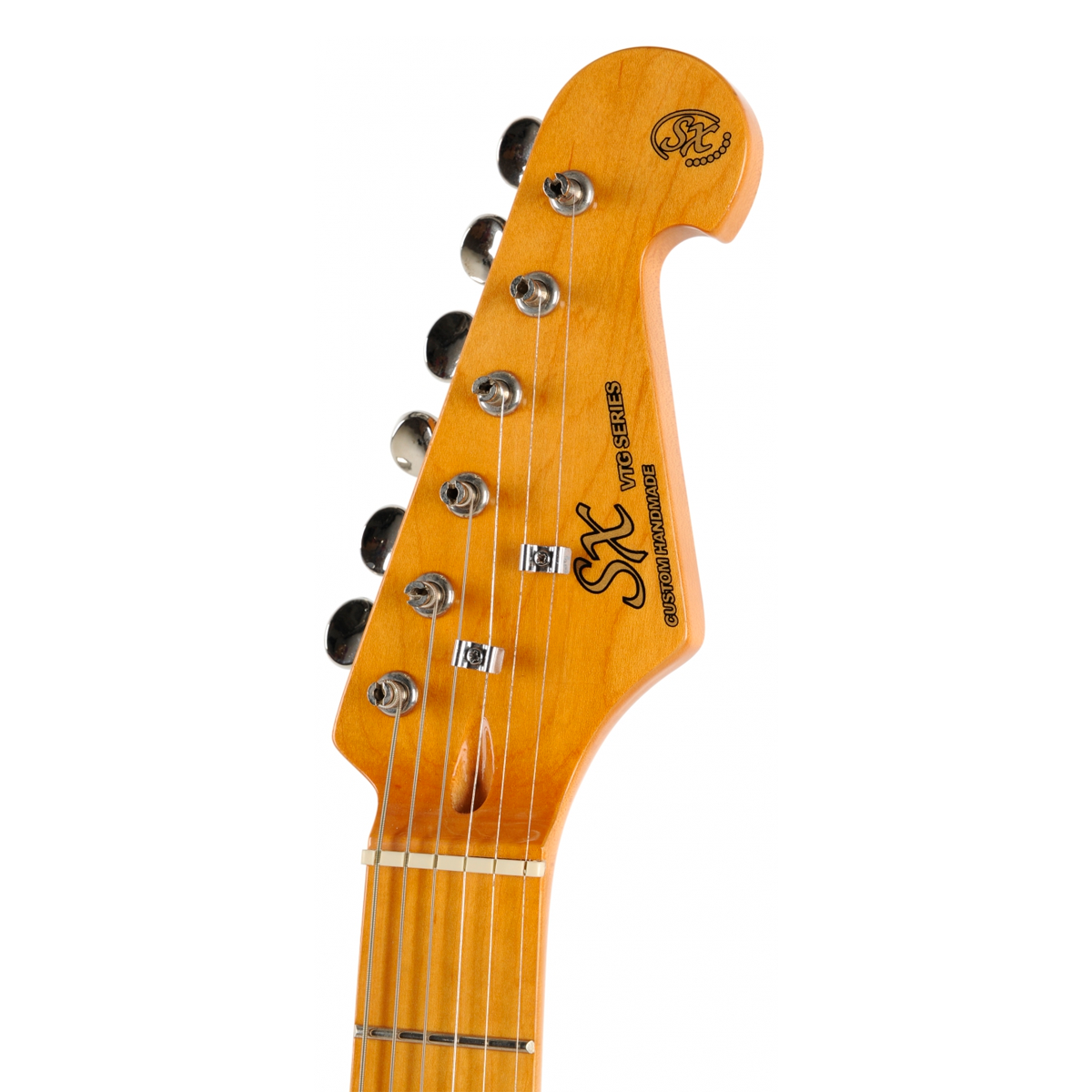 Guitarra Stratocaster SX SST57+ Candy Apple Red com Escala em