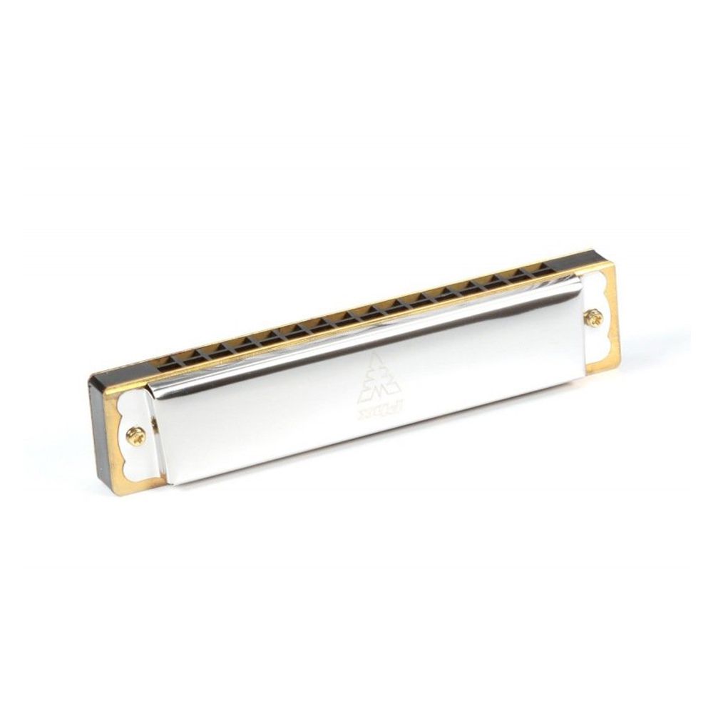 Harmonica Golden Cup JH016 - 32 Trous, 32 Voix, Couvercle Chrome - Son Pur Et Puissant
