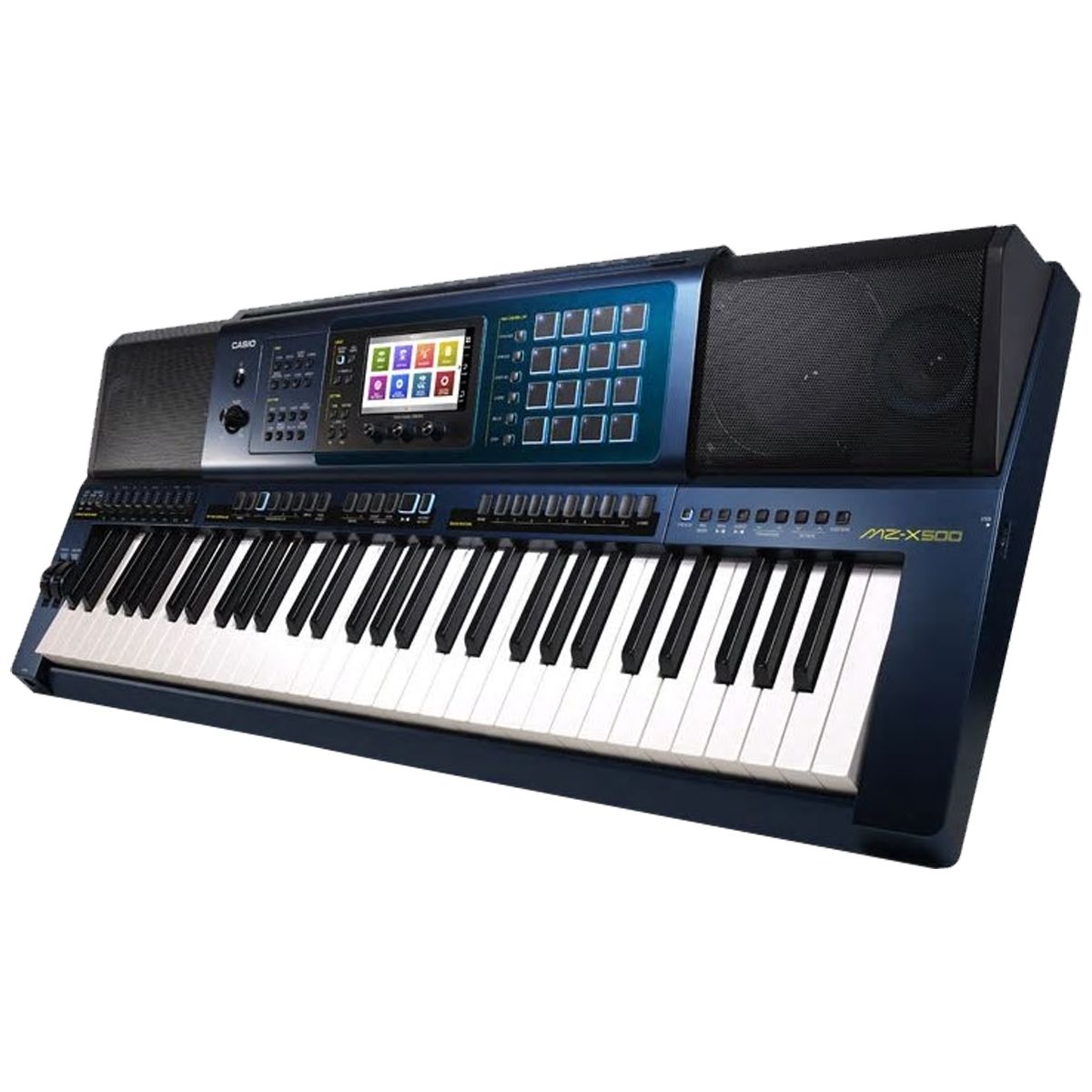 KIT Teclado Casio MZ-X500 + Suporte + Pedal Sustain + Capa