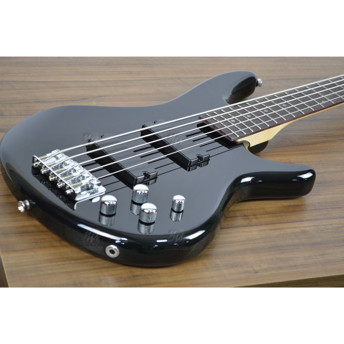 Baixo 5 Cordas SR Ibanez GSR 205 BK Black - AudioDriver