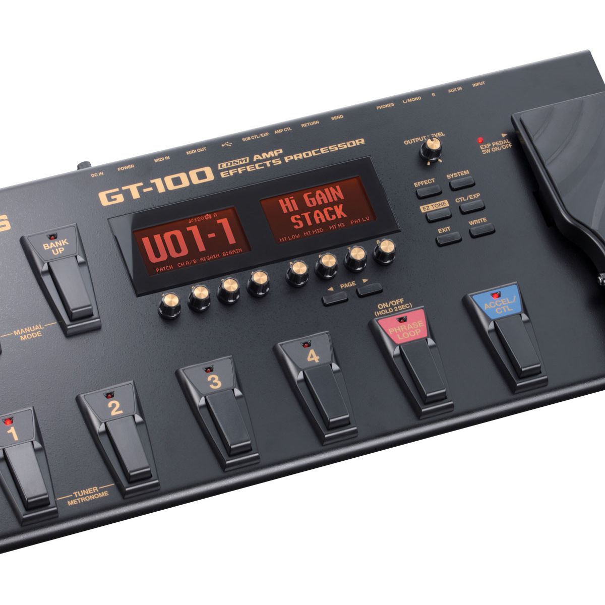 BOSS GT-100 エフェクトプロセッサー Pedaleira para Guitarra Boss GT-100 Processador de Efeitos e