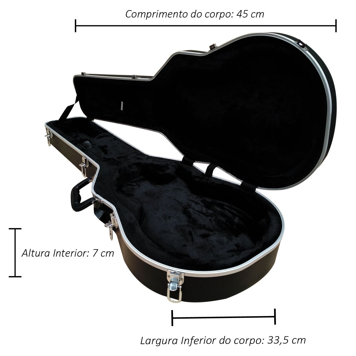 Case Para Guitarra Les Paul GC-LPS em ABS Rigido - Gator 427