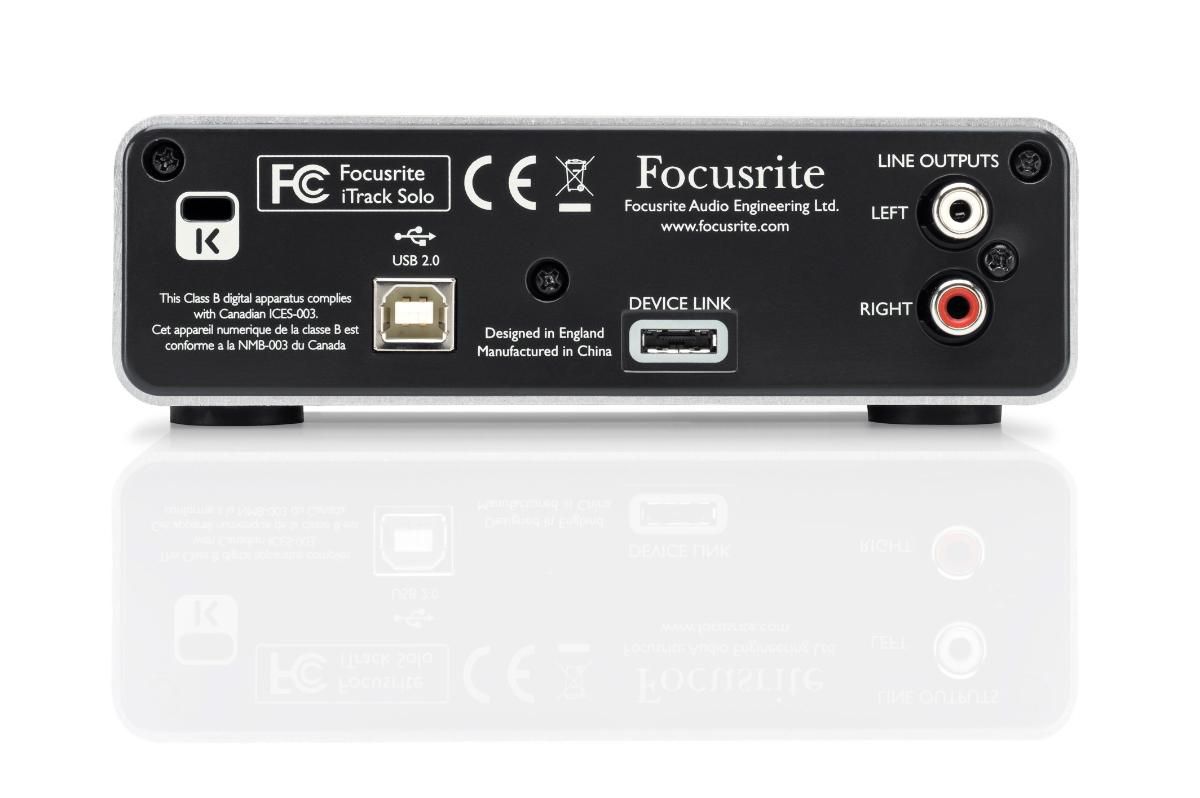 Focusrite iTrack Solo オーディオインターフェース Interface de Audio Itrack Solo - Focusrite - AudioDriver