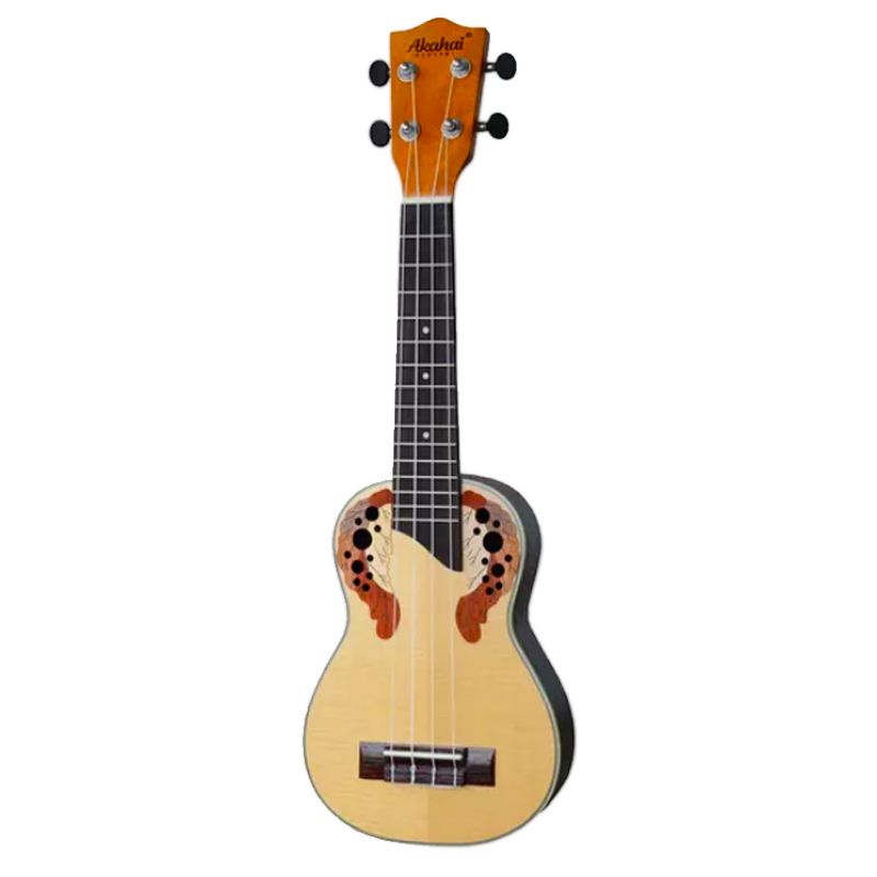 Akuli Instrument UKULELE AKAHAI RONSANI AKV-21 SPRUCE NA - Audiodriver Instrumentos ...