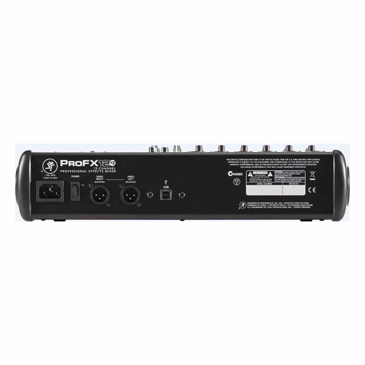 Mesa de Som 12 Canais PROFX12 V2 com Efeitos e Interface USB