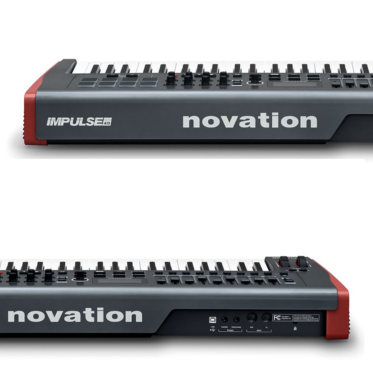 Teclado Controlador Impulse 49 Midi USB 49 Teclas ação Semi