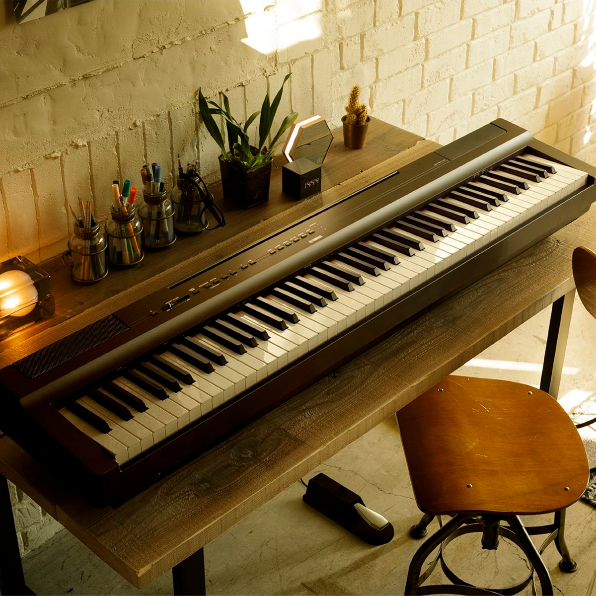 YAMAHA P-125B 電子ピアノ 88鍵盤 Piano Digital 88 Teclas Yamaha P-125 Preto - AudioDriver