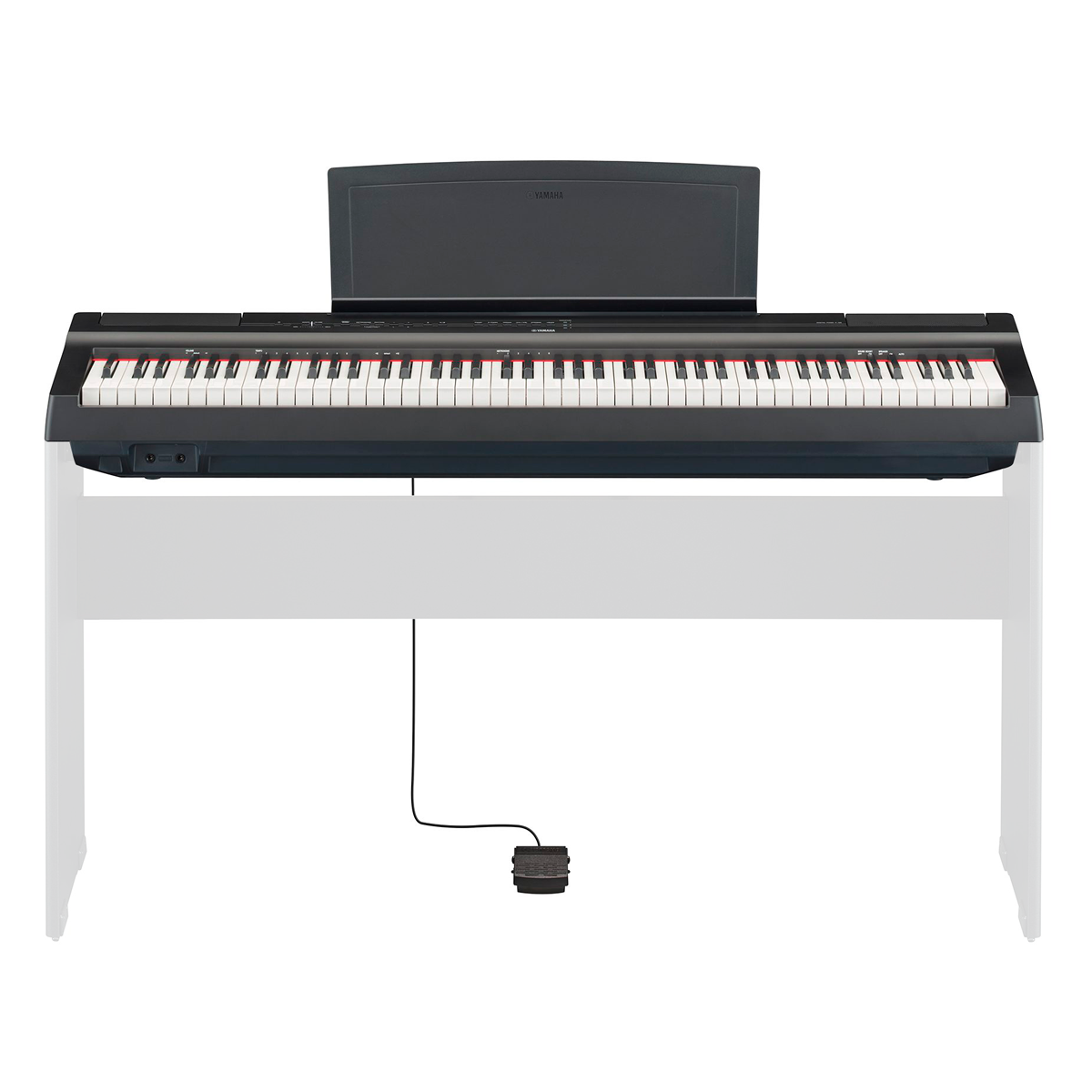 Yamaha 88鍵 電子ピアノP125 Piano Digital 88 Teclas Yamaha P-125 Preto - AudioDriver